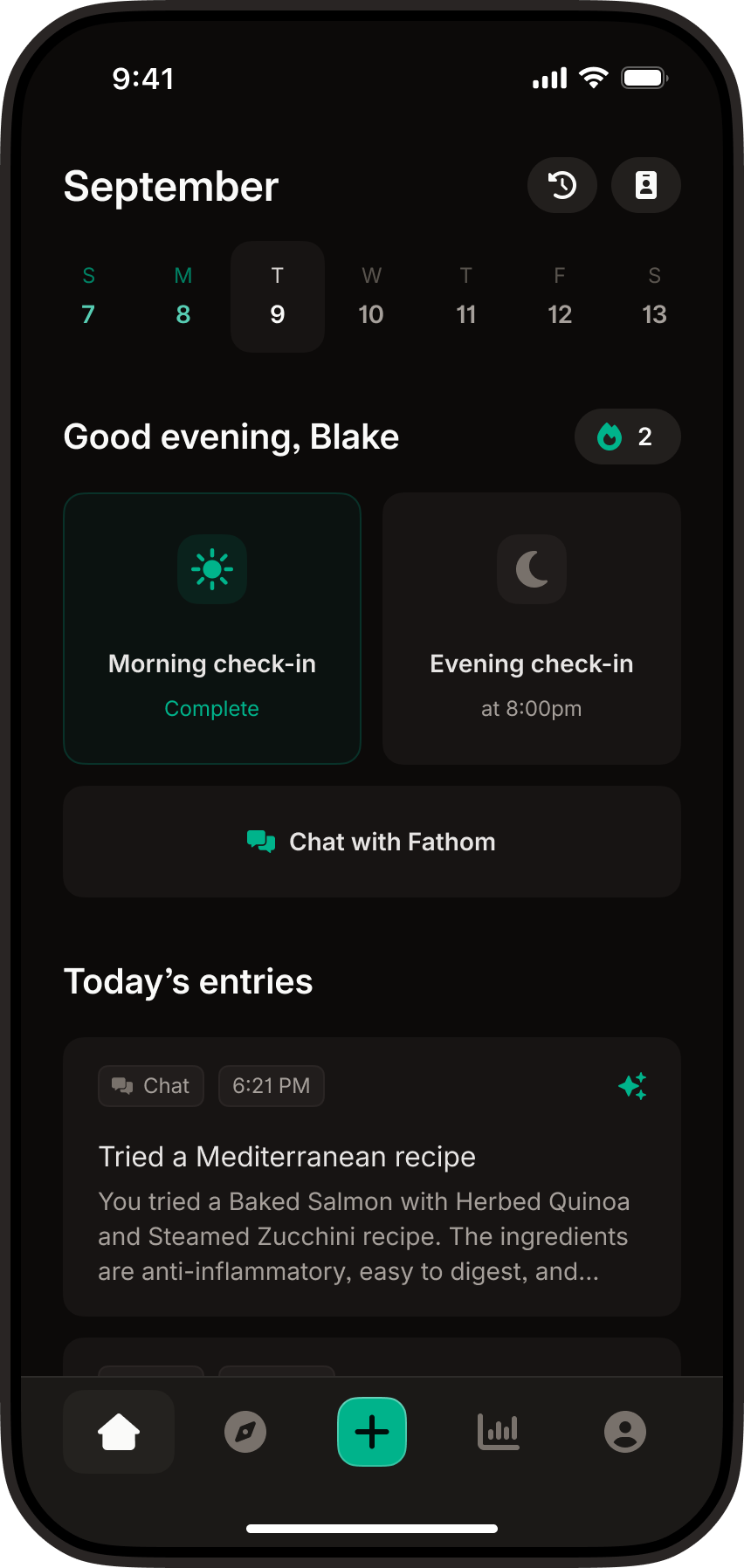 Fathom Care iOS mockup