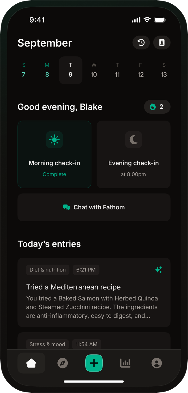Fathom Care iOS mockup